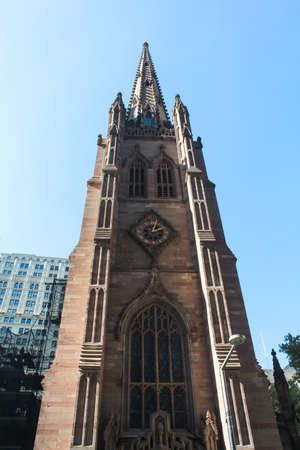 New York, USA - August 13, 2016: Manhattan District in New York, Sights, buildings and streets of New York.のeditorial素材