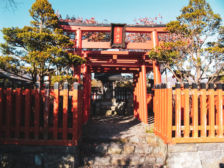 NOBORIBETSU, JAPAN - JUNE 23, 2015: Samurai village in Japan, Museum ethnic village in the style of...