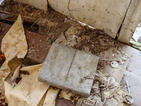 Abandoned houses and premises in Pripyt. Abandoned area in Pripyat, Abandoned buildings and objects...