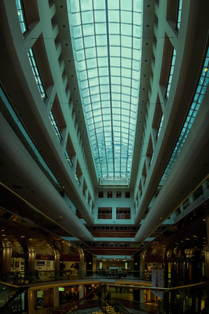 Vienna, Austria - January 20, 2014: The sights of Vienna, the interiors of the building of...
