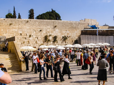 Jerusalem, Israel - May 23, 2013: The city of Jerusalem, sights of the city and Israel, religious...