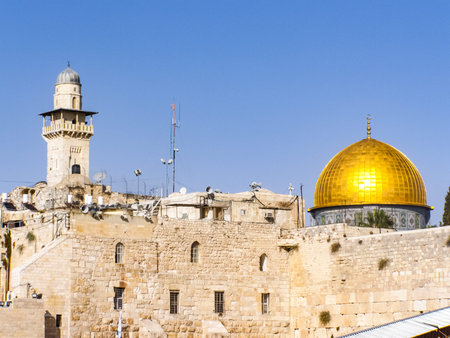 Jerusalem, Israel - May 23, 2013: The city of Jerusalem, sights of the city and Israel, religious...