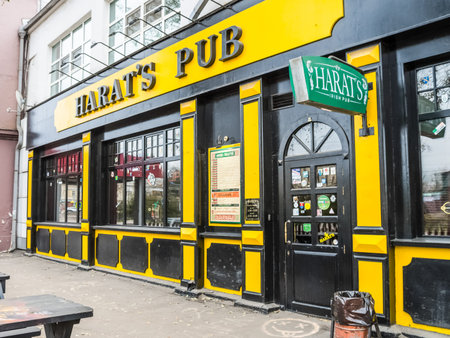 Irkutsk, Russia - August 24, 2016: The sights of Irkutsk, streets and buildings of the city, historical and modern buildings.のeditorial素材