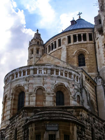 Jerusalem, Israel - May 23, 2013: The city of Jerusalem, sights of the city and Israel, religious symbols and buildings in the streets of the city.のeditorial素材