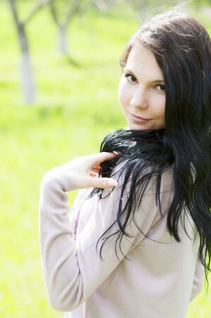 Portrait of beautiful womanの写真素材