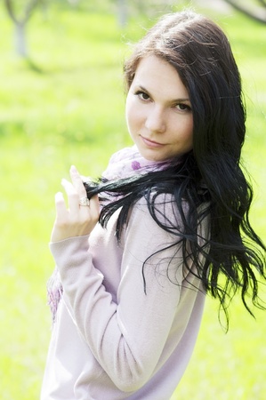 Portrait of beautiful womanの写真素材