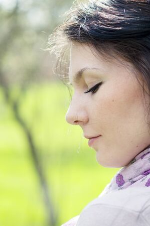 Portrait of beautiful girlの写真素材