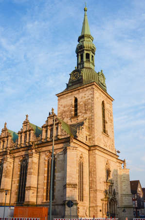 Medieval church in Wolfenbütel, Germany, Europeの写真素材