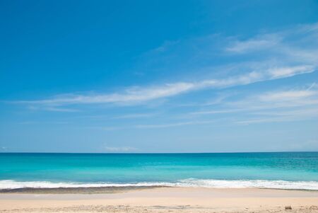 Tropical beach in Bali. The beach called Dreamland.の写真素材