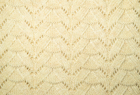 The texture of the wool fabric