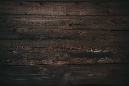 dark wood board use for backgroundの写真素材