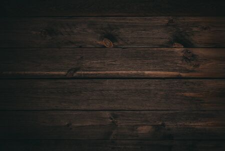 dark wood board use for backgroundの写真素材
