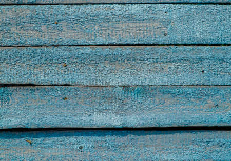 weathered blue wood planks use for backgroundの写真素材