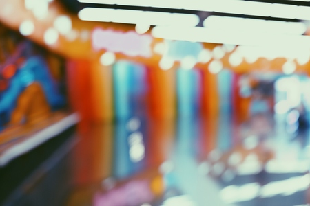 Blurred background children's entertainment center.の写真素材
