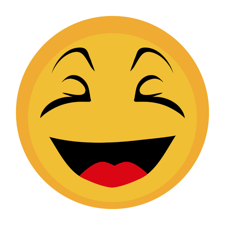 face with different emotionsのイラスト素材