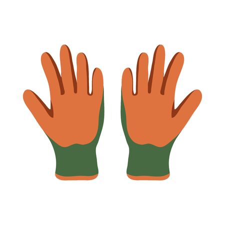 Garden Gloves. Gauntlet. Vector Graphics to Design.のイラスト素材