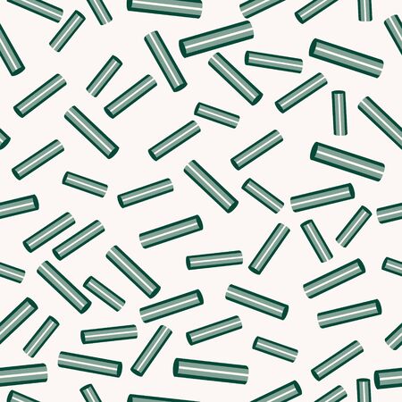 Seamless pattern with  bugle beads. Nice natural colors: pink, terracotta, greenish. It can be used as background for social media design, needlework site, beading blogsのイラスト素材