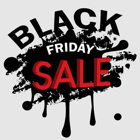 Black friday sale vector illustration. Sale vector.のイラスト素材