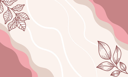 Spring background with beautiful flower. Spring Wallpaper vector. Spring season vector.のイラスト素材