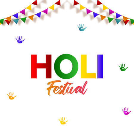 Happy Holi Festival. Holi day vector. Holi Festival vector.のイラスト素材