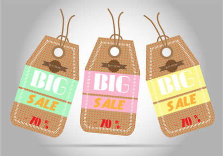 Group of luxury, isolated stickers with textのイラスト素材