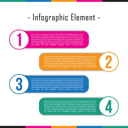 Infographic design template with place for your data. Vector illustration.のイラスト素材