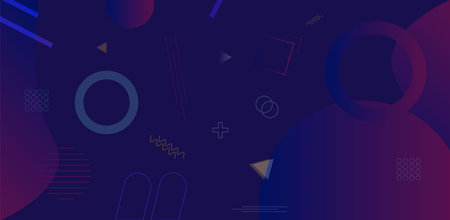 Memphis background. Geometric pattern of the 80s-90s.