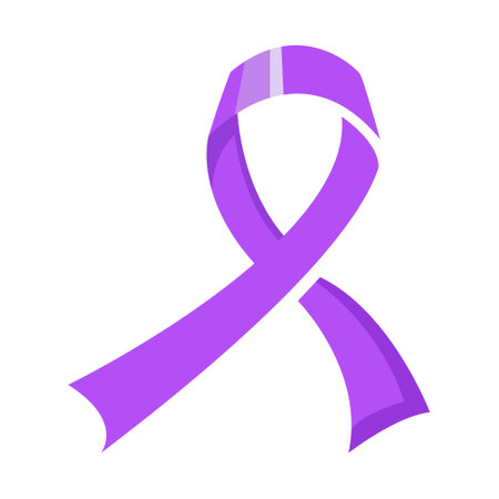 Breast cancer awareness pink ribbon. Vector illustration isolated on white background.のイラスト素材