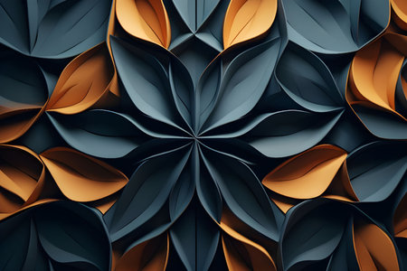 abstract background with circles - Ai Generatedの素材