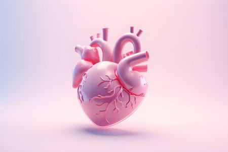 Valentines day background with heart pattern, gift boxes, balloons, Gift Cards and Love party - Ai Generatedの素材