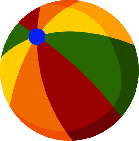 Beach ball for you designのイラスト素材