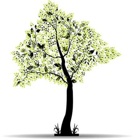 stylized treeのイラスト素材