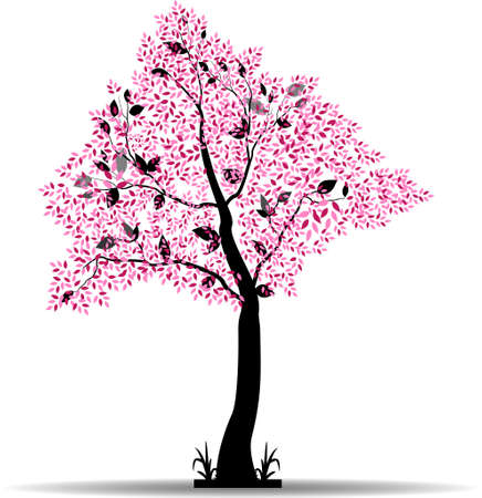 stylized treeのイラスト素材