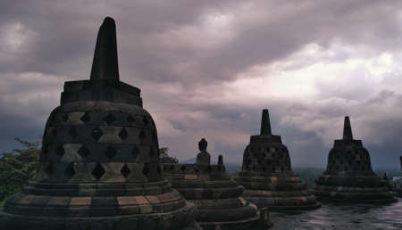 Borobudur templeの写真素材
