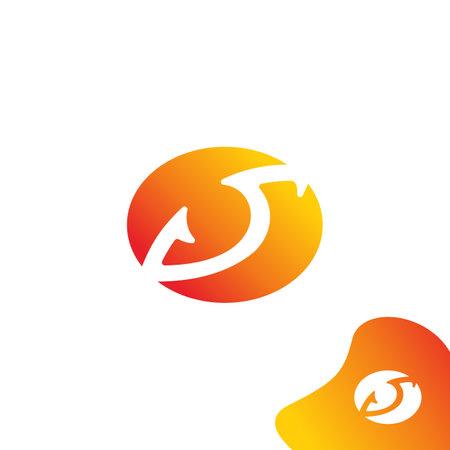 contemporary, clean, simple, modern for any industry and companyのイラスト素材