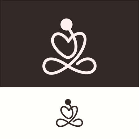 Logo template for service and industryのイラスト素材