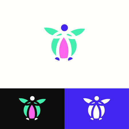 Logo template for service and industryのイラスト素材