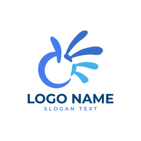 logo abstract for business technology, computer, media, art, internet, network, startup, product, retail, software developer, service industry. ready for print and digitalのイラスト素材