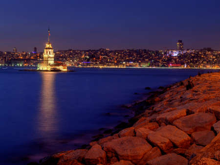 girl towerの写真素材