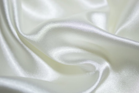 White satin background.の写真素材