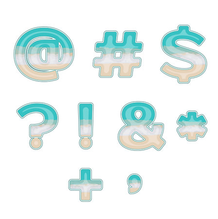 beach symbols