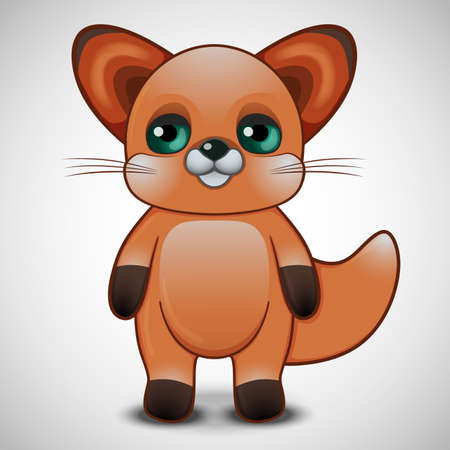little foxのイラスト素材