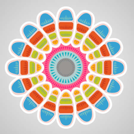 abstract flowerのイラスト素材