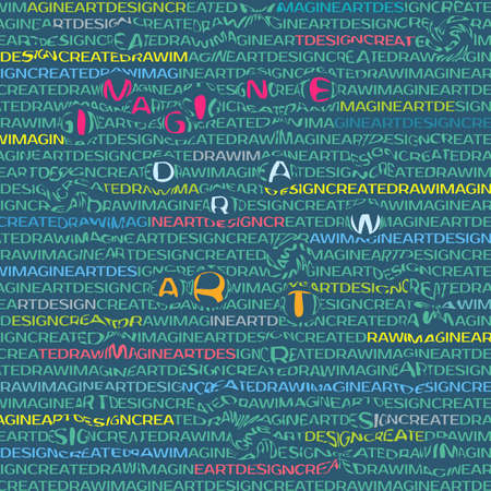 typographic background のイラスト素材