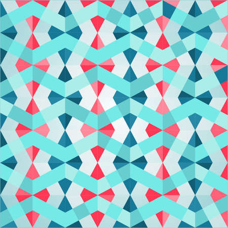 Abstract colorful background with mosaic patternのイラスト素材