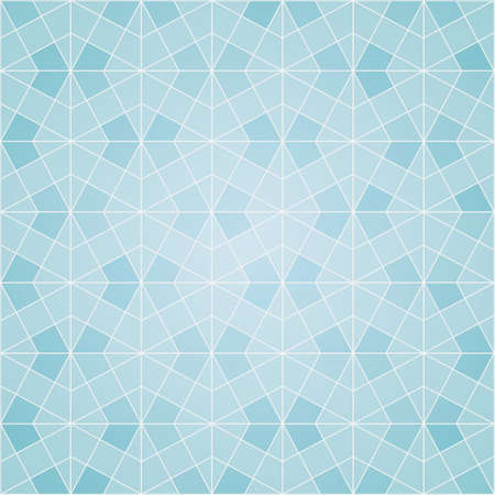 Abstract soft white and blue background with mosaic patternのイラスト素材