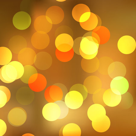 Abstract background with effect of bokeh in warm colorsのイラスト素材
