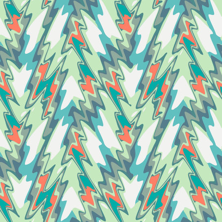 Seamless colorful background made of abstract shapes