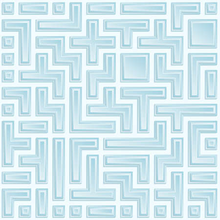 Seamless colorful Abstract background made of tetris shapesのイラスト素材