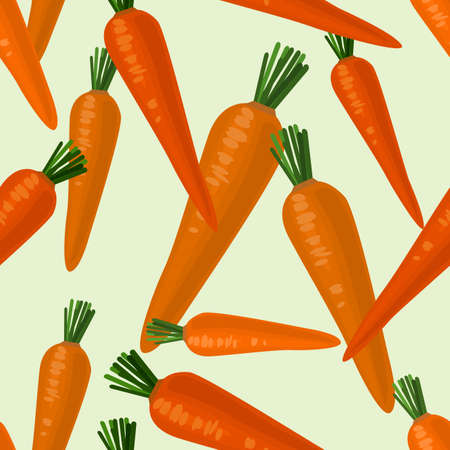Seamless colorful background with carrotのイラスト素材